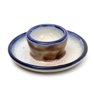 Lot 15 - A Martin Brothers stoneware egg cup, dated...