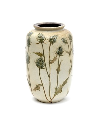 Lot 3 - A Martin Brothers stoneware vase by Edwin &...
