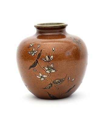 Lot 5 - A Martin Brothers stoneware vase by Edwin &...