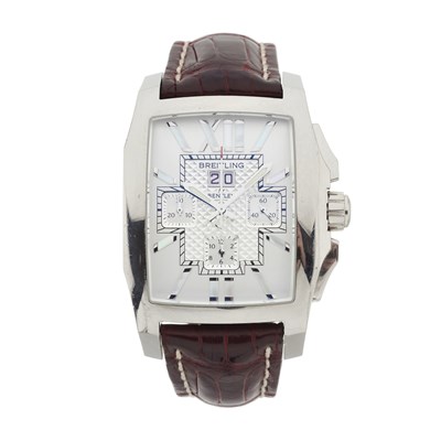 Lot 187 - Breitling, an 18ct gold Breitling for Bentley Flying B chronograph wrist watch