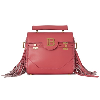 Lot 251 - Balmain, a B-Buzz 23 Top Handle Fringe handbag.