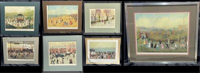 Lot 823 - Helen Bradley, British, (1900-1979) print In...