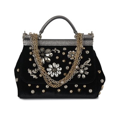 Lot 335 - Dolce & Gabbana, a Mini Sicily handbag.