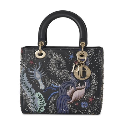 Lot 321 - Christian Dior, a limited edition Nature Ballet Lady Dior handbag.