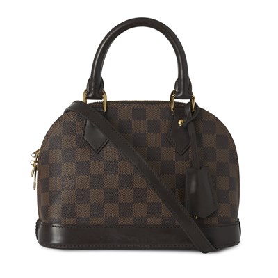 Lot 458 - Louis Vuitton, a damier Alma BB handbag.