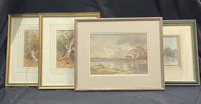 Lot 826 - Martin Snape (British, 1852-1930), a fenland...