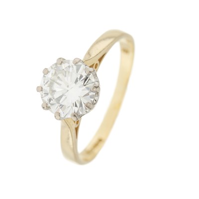 Lot 33 - An 18ct gold brilliant-cut diamond single-stone ring