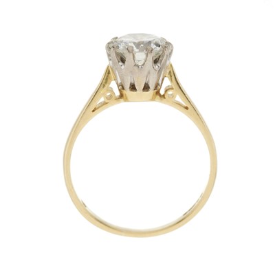 Lot 33 - An 18ct gold brilliant-cut diamond single-stone ring