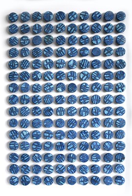 Lot 457 - Peter Beard (born 1951) Grid Picture 150 blue...