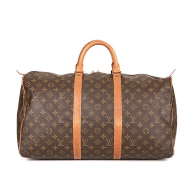 Lot 396 - Louis Vuitton, a vintage monogram Keepall 50...