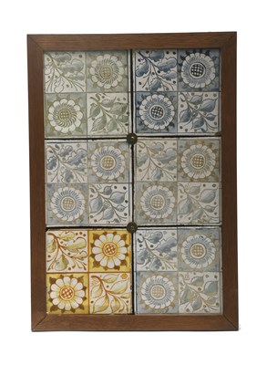 Lot 94 - A Morris & Co Longden six tile panel the...