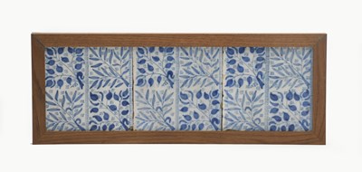 Lot 105 - A Morris & Co Bough three tile panel designed...