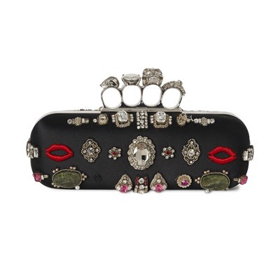 Lot 244 - Alexander McQueen, an embellished Knuckle Box clutch.