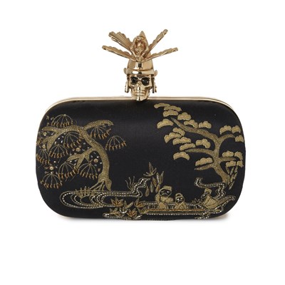Lot 243 - Alexander McQueen, a Samurai Skull box clutch.