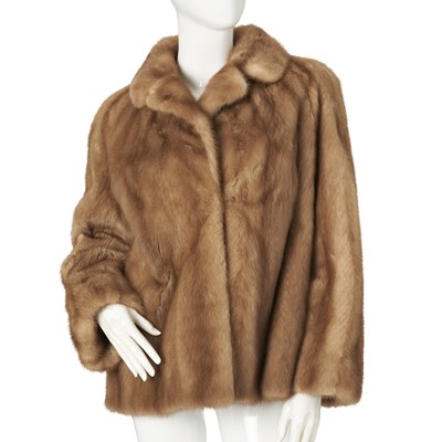 Lot 514 - A pastel mink jacket.