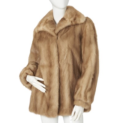 Lot 535 - A palomino mink coat.