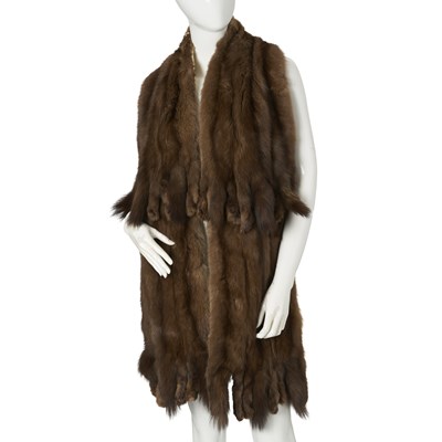 Lot 545 - A vintage sable scarf/stole.