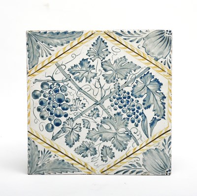 Lot 80 - A Morris Marshall Faulkner & Co Vine tile the...
