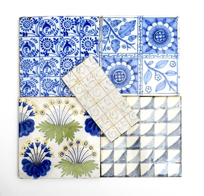Lot 104 - A Morris & Co Daisy tile designed by William...