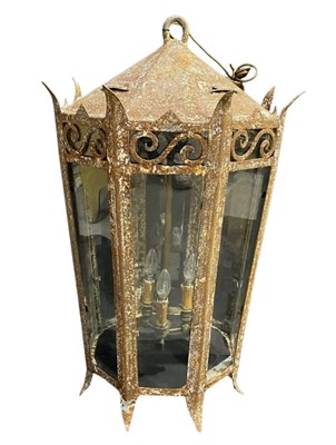 Lot 878 - A large octagonal iron and glass country house...