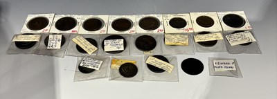 Lot 388 - An Edward I (1239-1307) silver penny, together...