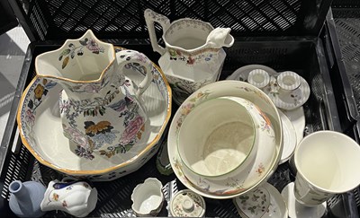 Lot 130 - A large Masons Ironstone bowl, diameter 29cm,...