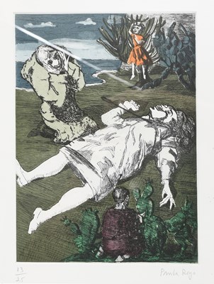 Lot 341 - Paula Rego RA (1935-2022) Tootles Shoots Wendy,...