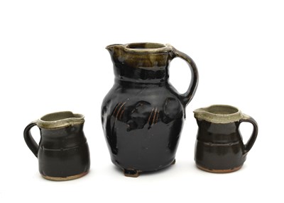 Lot 380 - Jim Malone (born 1946) Jug on three feet...