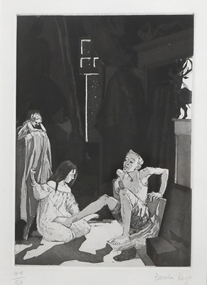 Lot 342 - Paula Rego RA (1935-2022) Wendy Sewing on...