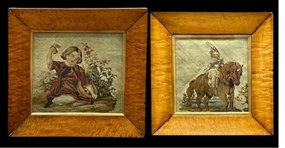 Lot 827 - A 19th century needlepoint of Prince Albert...