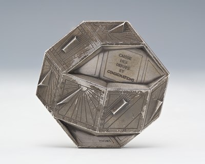 Lot 104 - Robert Michel (German, 1897-1983), a silvered...