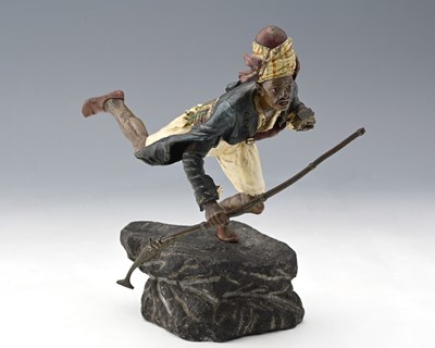 Lot 131 - Franz Xavier Bergmann (Austrian, 1861-1936),...