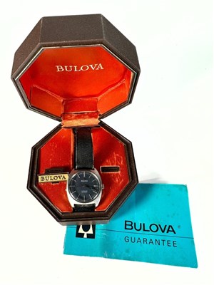 Lot 461 - Bulova, a stainless steel automatic wrist...