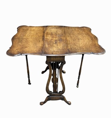 Lot 936 - An early to mid 19th century walnut and...
