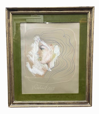 Lot 769 - 20th Century School, bust portrait of a lady...