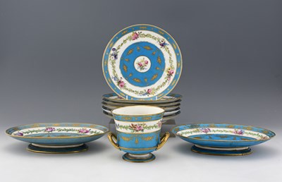 Lot 503 - Sevres, a republican period porcelain part...