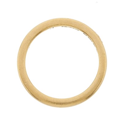 Lot 85 - An Art Deco 22ct gold wedding band ring