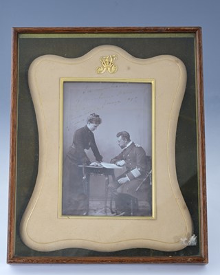 Lot 107 - A framed and inscribed photograph of Prince...