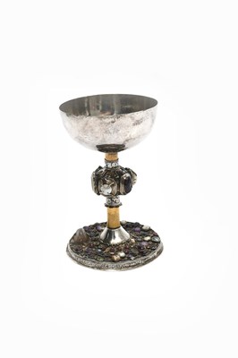 Lot 480 - A Gothic Revival jewel encrusted silver and...