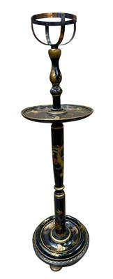 Lot 916 - An early 20th century black lacquered...