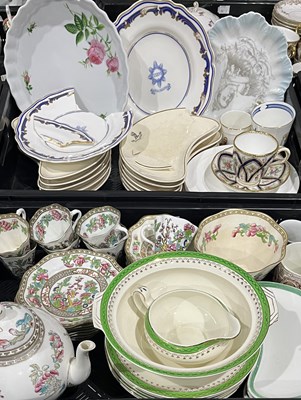 Lot 104 - A collection of assorted English porcelain,...