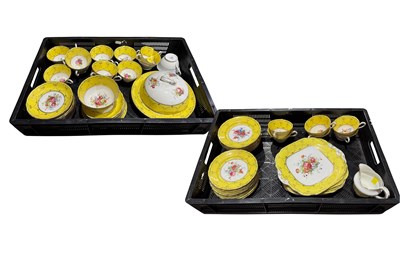 Lot 101 - A collection of tea wares probably by...