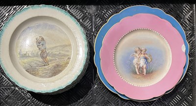 Lot 129 - A set of early 19th century French plates,...