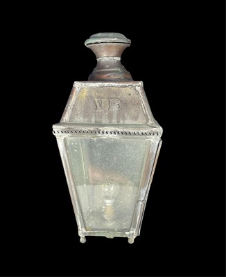 Lot 417 - A Victorian style copper, brass and glass...