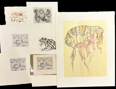 Lot 621 - Eleanor Scarfe (British, 1911-1992), flea...