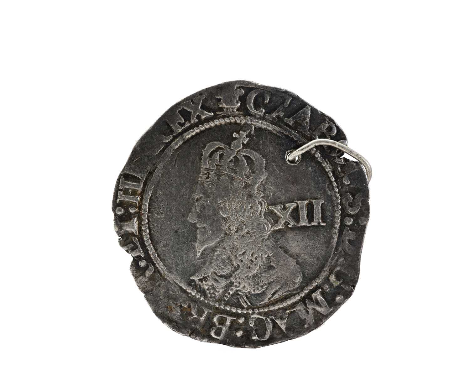 Lot 44 - Charles I, Oxford mint, silver shilling, 1643,...