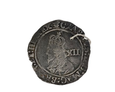 Lot 44 - Charles I, Oxford mint, silver shilling, 1643,...