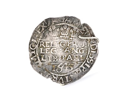 Lot 44 - Charles I, Oxford mint, silver shilling, 1643,...