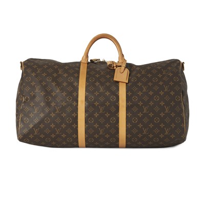 Lot 459 - Louis Vuitton, a monogram Keepall Bandouliere 60 luggage bag.