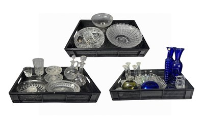 Lot 72 - An extensive collection of glassware from late...